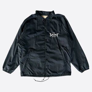 Saint Michael Black & White Saint Room Coach Jacket
